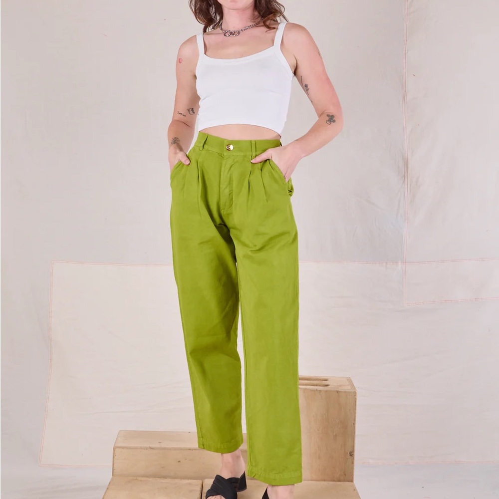 Lime Green Heavyweight Trousers